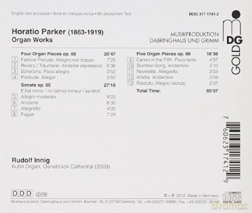 Horatio Parker: Orgelwerke [CD]