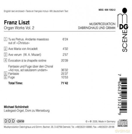 Franz Liszt: Orgelwerke Vol.2 (CD) [CD]