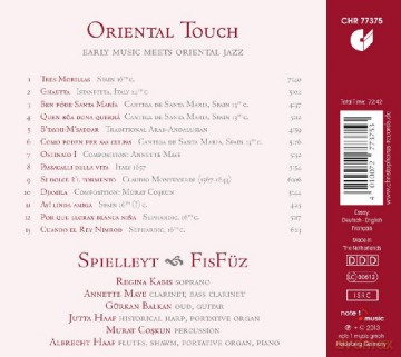 Oriental Touch - Early Music meets Oriental Jazz [CD]
