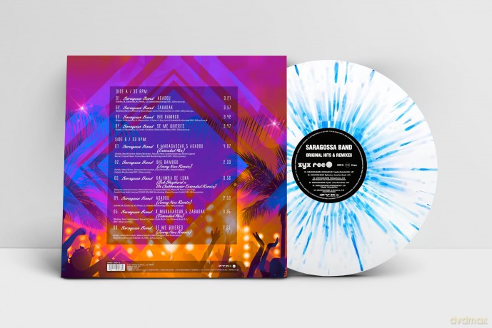 Saragossa Band: Original Hits & Remixes (Limited) (White W/ Blue Splatter) [Winyl]