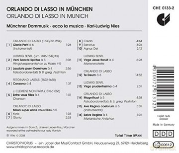 Orlando di Lasso in Munchen - Munchner Dommusik [CD]