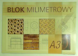 Blok Milimetrowy A3/20 Kartek