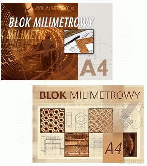 Blok Milimetrowy A4/20 (opak. 10 Szt-Cena Za Szt)
