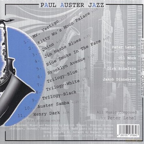 Peter Lehel: Paul Auster Jazz [CD]