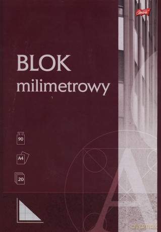 Blok Milimetrowy A4/20 Kartek (10szt)