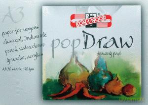 Blok Rysunkowy A3/30k/180g Pop Draw