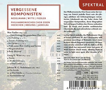 Philharmonischer Chor Essen - Vergessene Komponisten [CD]