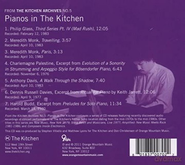 Pianos in the Kitchen [CD]