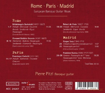 Pierre Pitzl - Rome - Paris - Madrid [CD]