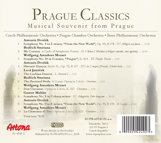 Prague Classics - Musical Souvenir from Prague [CD]