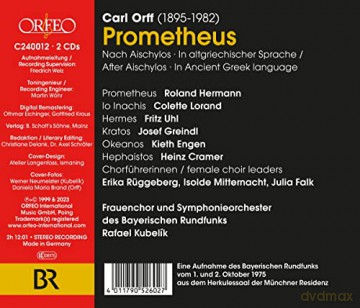 Carl Orff: Prometheus [2CD]