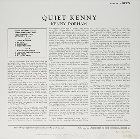 Kenny Dorham: Quiet Kenny (stereo) [Winyl]