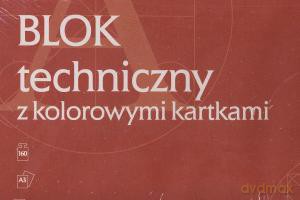 Blok Techniczny A3/10 Kolorowy (10 szt)
