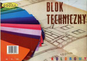Blok Techniczny A4 Kolorowy