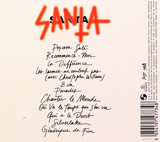 Santa: Recommence-Moi [CD]