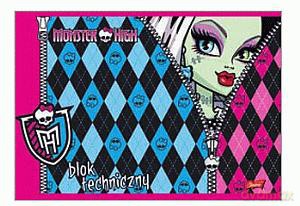 Blok Techniczny A4 Monster High