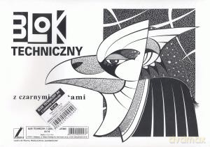 Blok Techniczny A4 Z Czarnymi Kartkami
