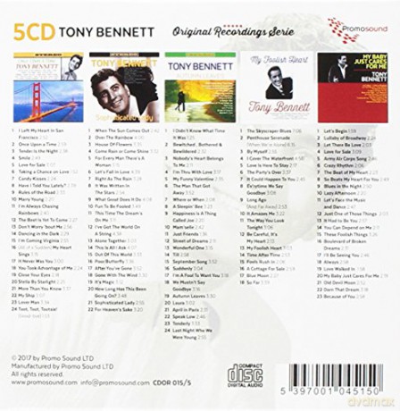Tony Bennett: Retrospective 1952 - 1962 [5CD]