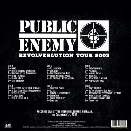 Public Enemy: Revolverlution Tour 2003 (RSD 2024) (Deluxe) [3xWinyl]