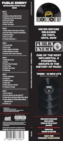 Public Enemy: Revolverlution Tour 2003 (RSD 2024) (Deluxe) [3xWinyl]