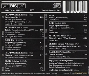 Reykjavik Wind Quintet - Cantus borealis [CD]