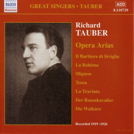 Richard Tauber - Opera Arias Vol.1 [CD]