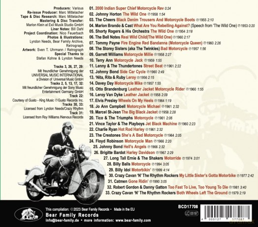 Road Hawg!: 33 Motorcycle Street Beats [CD]