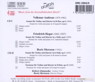 Robert Zimansky,Violine [2CD]