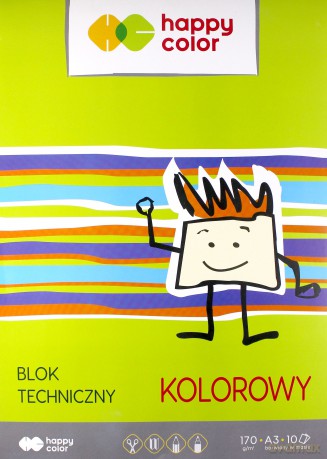 Blok Techniczny Kolorowy A3/10
