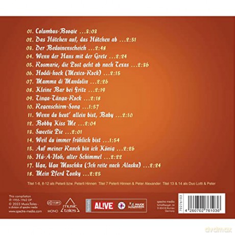 Peter Hinnen: Rosemarie, die Post geht ab nach Texas (Schlager-Raritaeten) [CD]