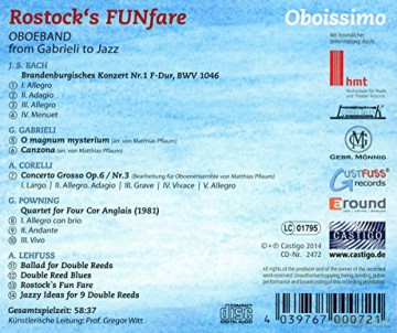 Rostock's FUNfare - Oboenband from Gabrieli to Jazz [CD]