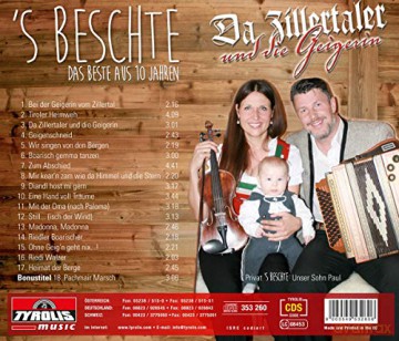 Da Zillertaler Und Die Geigerin: 'S Beschte [CD]