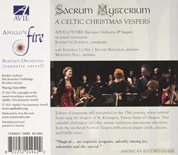Sacrum Mysterium - A Celtic Christmas Vespers [CD]