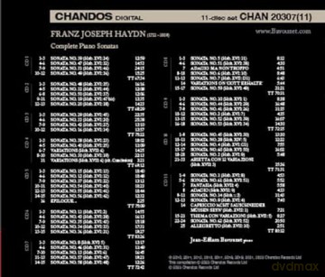 Joseph Haydn: Saemtliche Klaviersonaten (Chandos-Edition mit Jean-Efflam Bavouzet) [CD]
