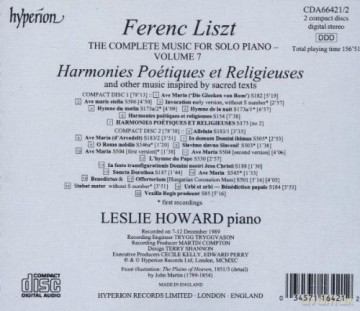 Franz Liszt: Saemtliche Klavierwerke Vol.7 [2CD]