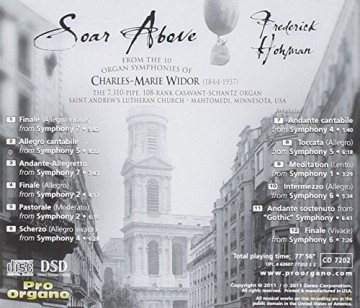 Charles-Marie Widor: Saetze aus den Orgelsymphonien - Soar above [CD]