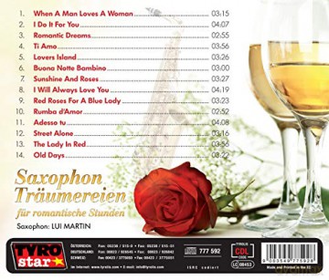 Lui Martin: Saxophon Traeumereien fur romantische Stunden [CD]