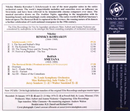 Nikolai Rimsky-Korssakoff: Scheherazade op.35 [CD]