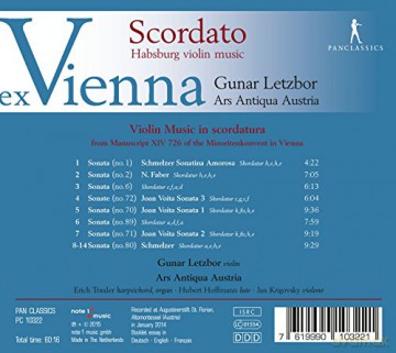 Scordato - Habsburg Violin Music ex Vienna [CD]
