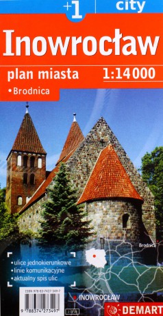 Brodnica. Plan Miasta 1:11 000 + Inowrocław