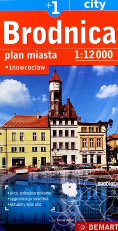 Brodnica. Plan Miasta 1:11 000 + Inowrocław
