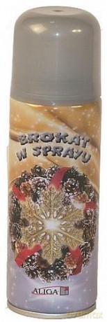 Brokat W Sprayu 150 Ml Srebrny. [GADŻET]