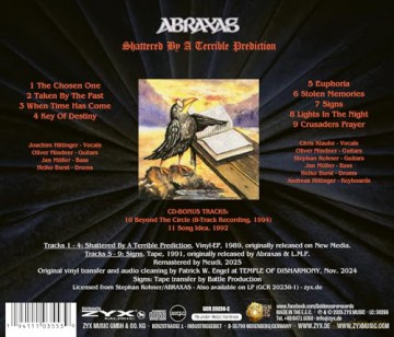Abraxas: Shattered By A Terrible Prediction [CD]