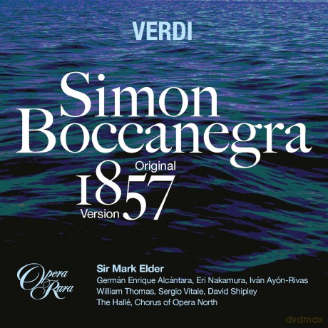 Giuseppe Verdi: Simon Boccanegra (Erste Fassung 1857) [2CD]