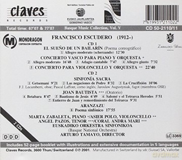 Francisco Escudero: Sinfonia sacra [2CD]