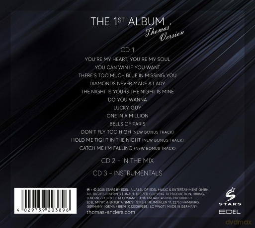 Thomas Anders: Sings Modern Talking: The 1st Album (The Ultimate Collector's Item) (Album mit Sammelbox) [3CD]