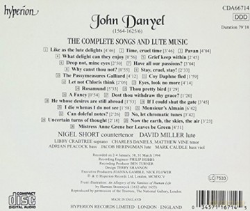 John Danyel: Songs [CD]