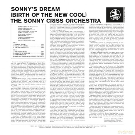 Sonny Criss: Sonny's Dream (Birth Of The New Cool) (OJC Series) [Winyl]