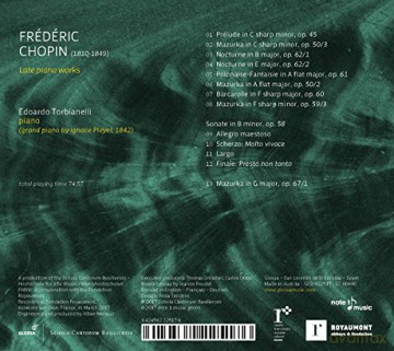 Frederic Chopin: Spaete Klavierwerke [CD]