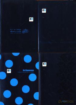 Brulion A5/80 Kartek W Kratkę Black&Blue